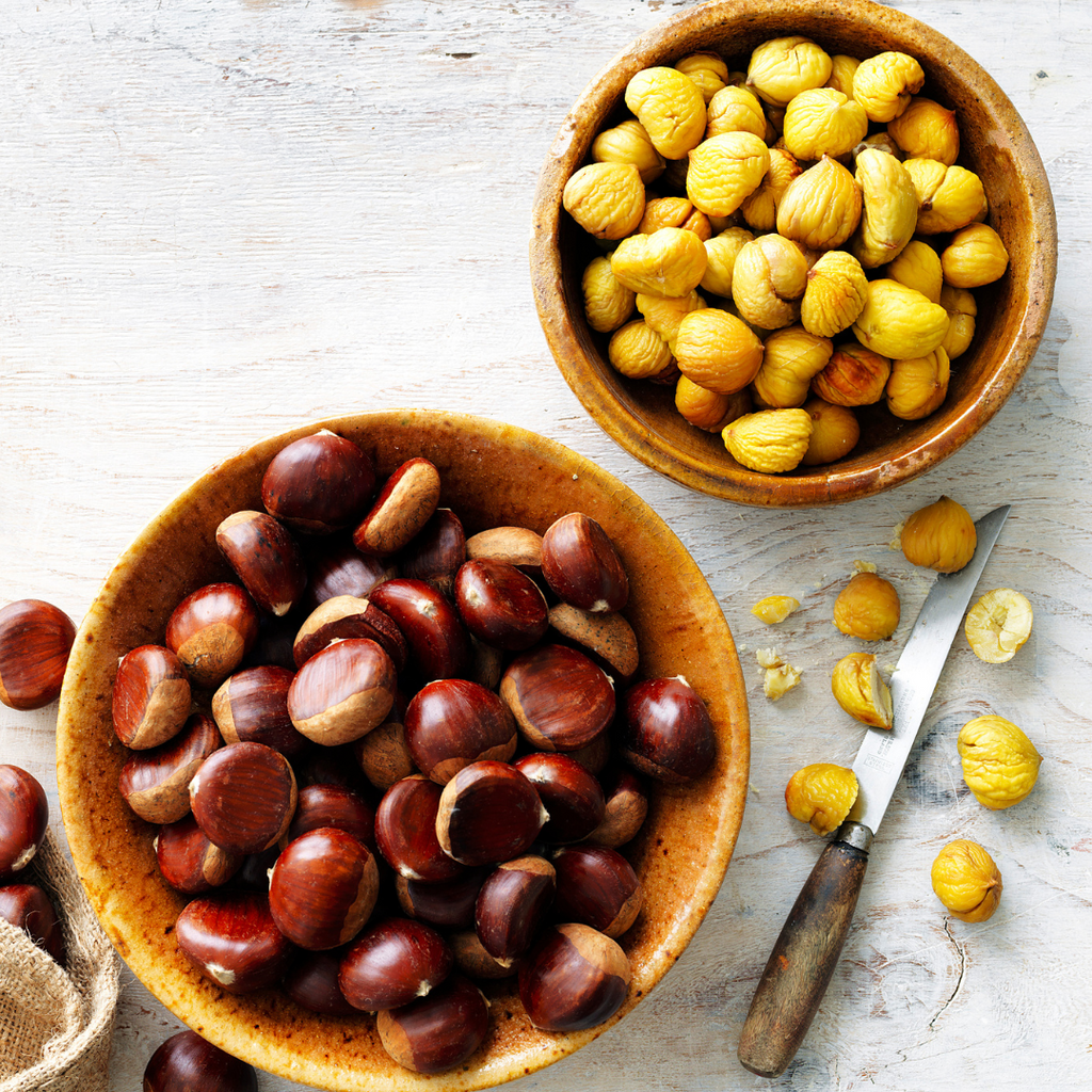 CHESTNUTS ARE NOT ONLY DELICIOUS, THEY'RE GOOD FOR YOU!