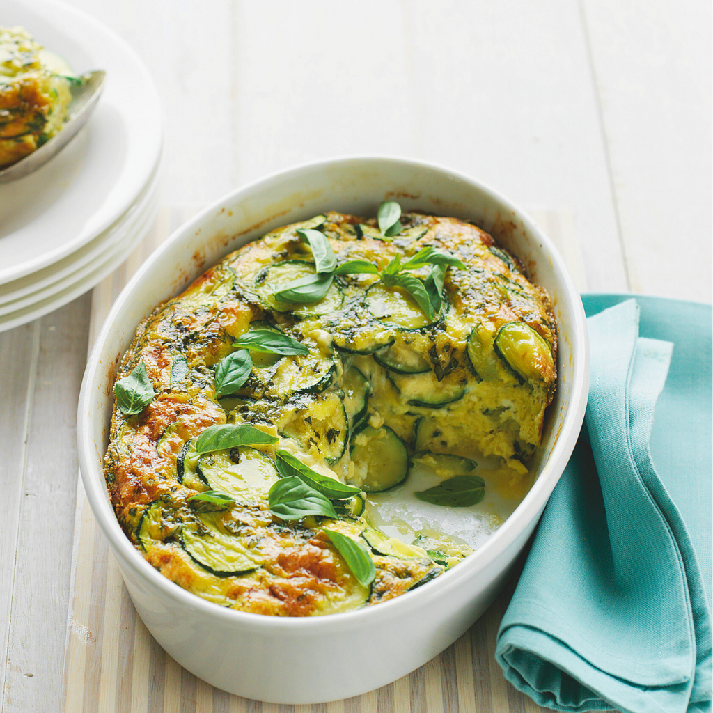 ZUCCHINI AND PARMESAN FRITTATA