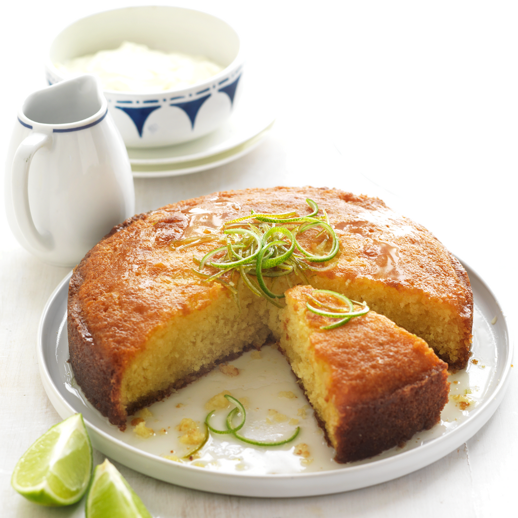 LIME & COCONUT SYRUP CAKE