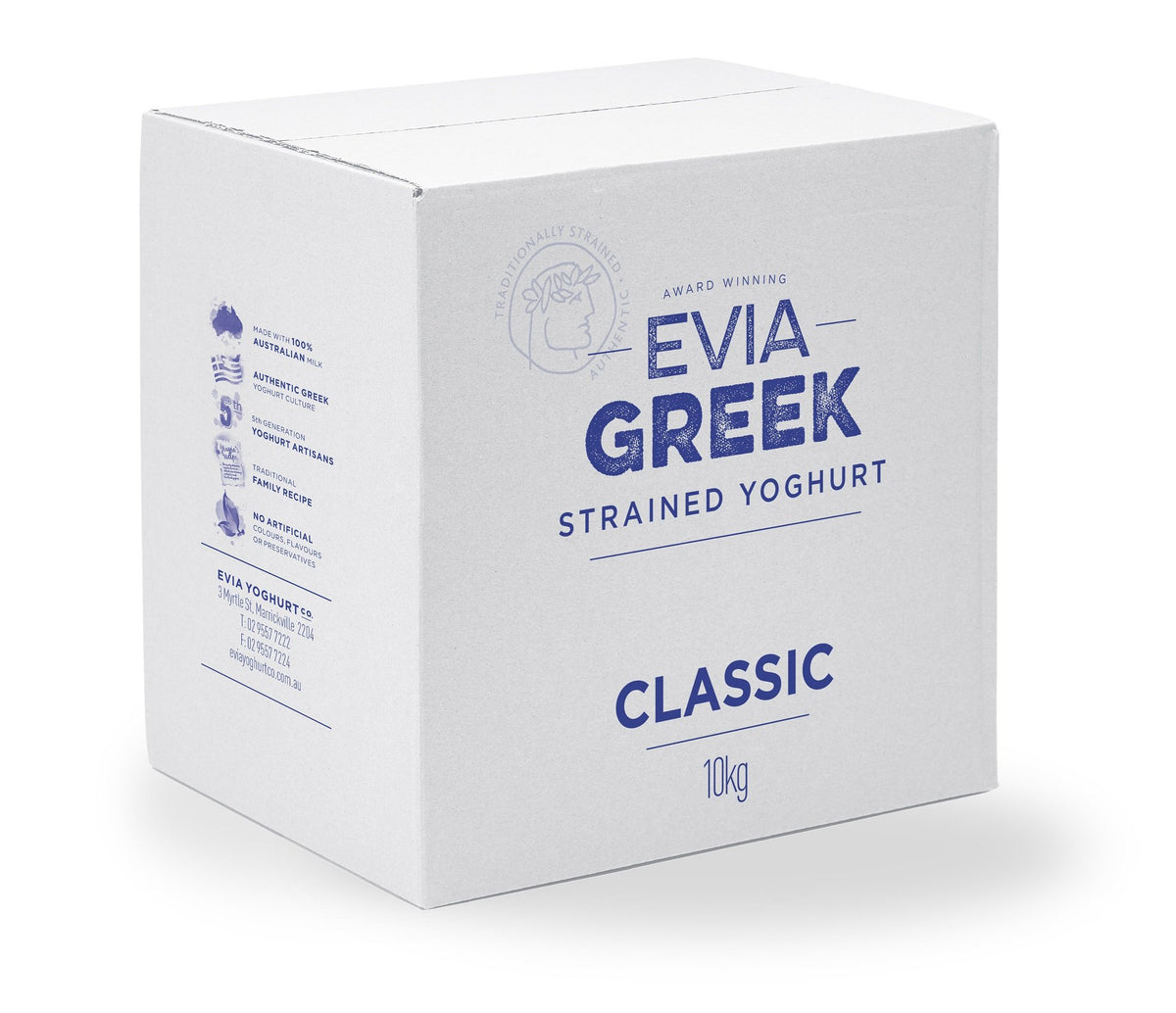 EVIA Greek Natural Classic Yoghurt 10kg